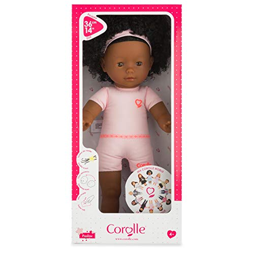 corolle-macorolle-pauline-36cm-ankleidepuppe-mit-krausem-schwarzem-haar-und-vani image 8