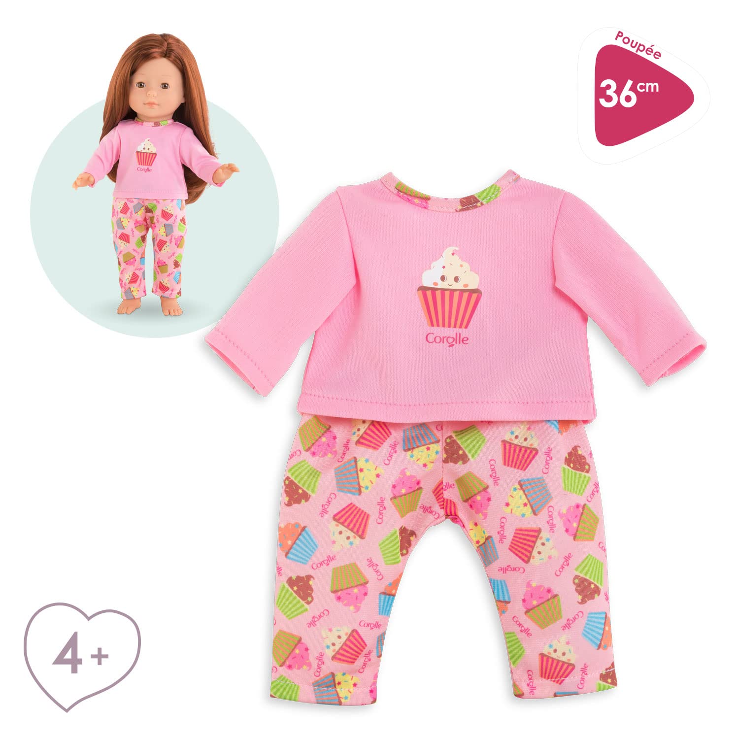 corolle-ma-corolle-pajama-2-teilig-puppenkleidung-f-r-36-cm-puppen image 2