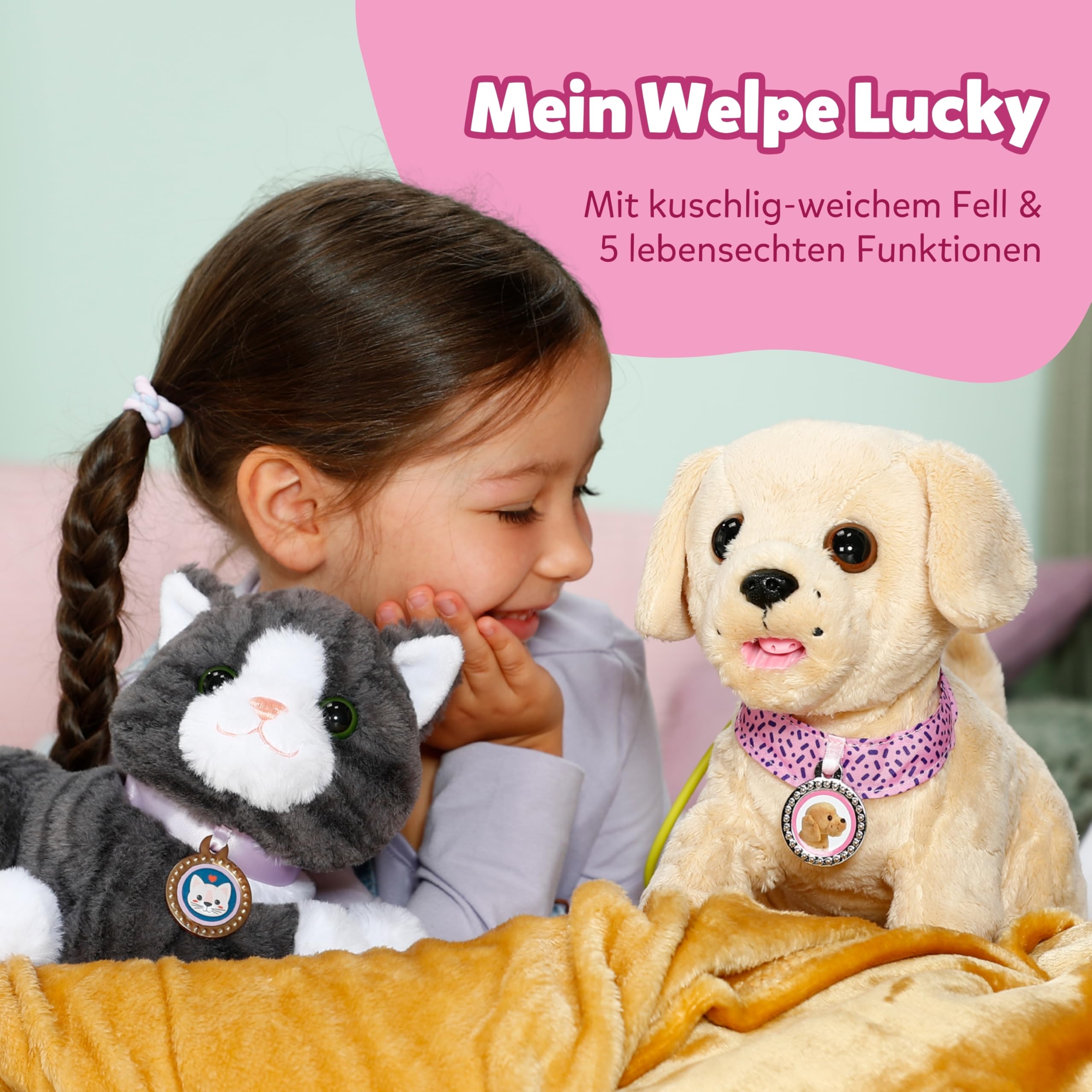 baby-born-mein-hund-lucky-mit-transportbox-interaktives-pl-schtier image 3