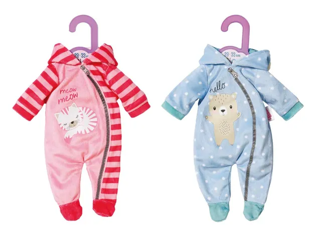 baby-born-dolly-moda-einteiler-30-cm-puppenkleidung-870624-rosa-blau image 1
