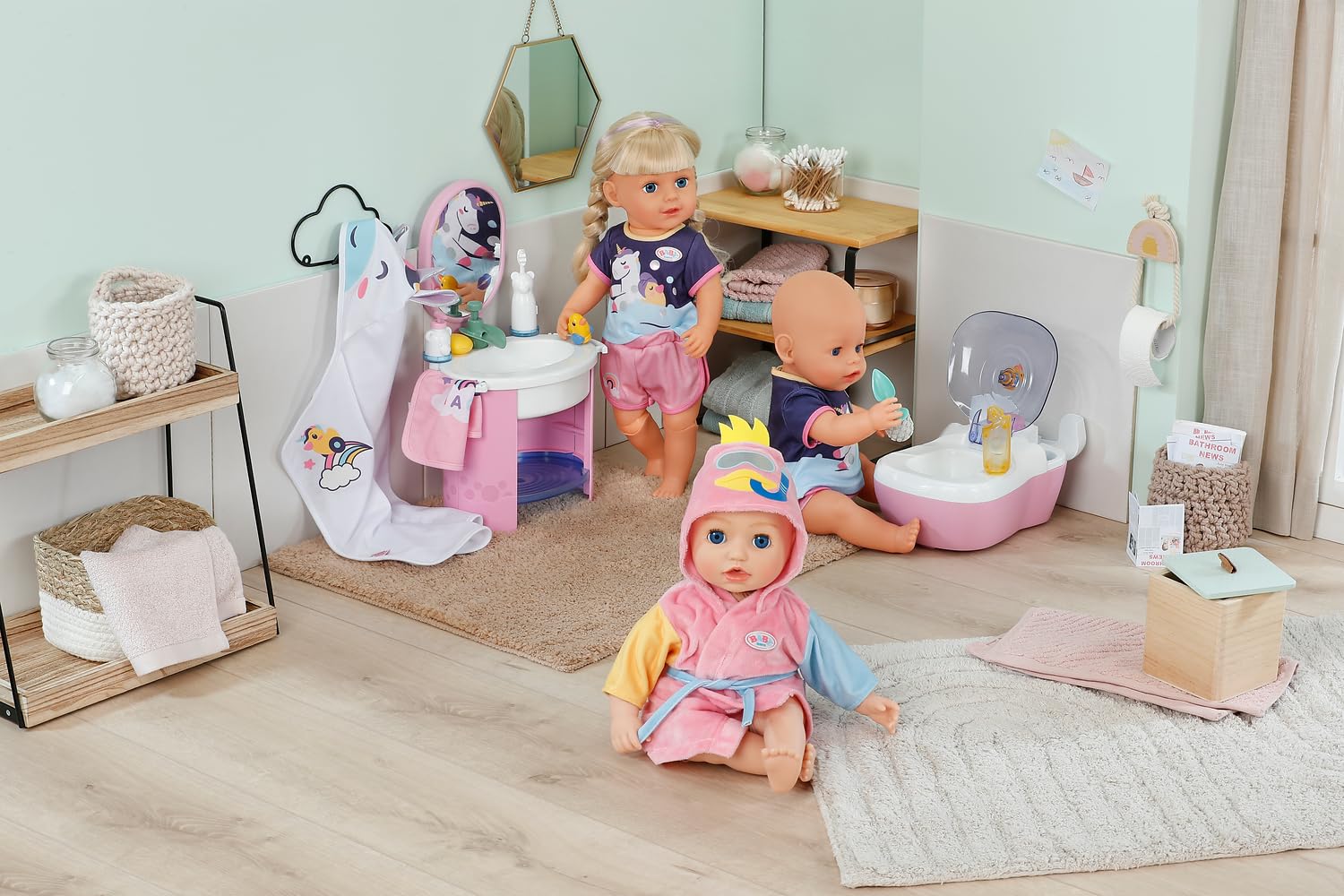 baby-born-kapuzenhandtuch-set-einhorn-f-r-36-und-43-cm-puppen image 8