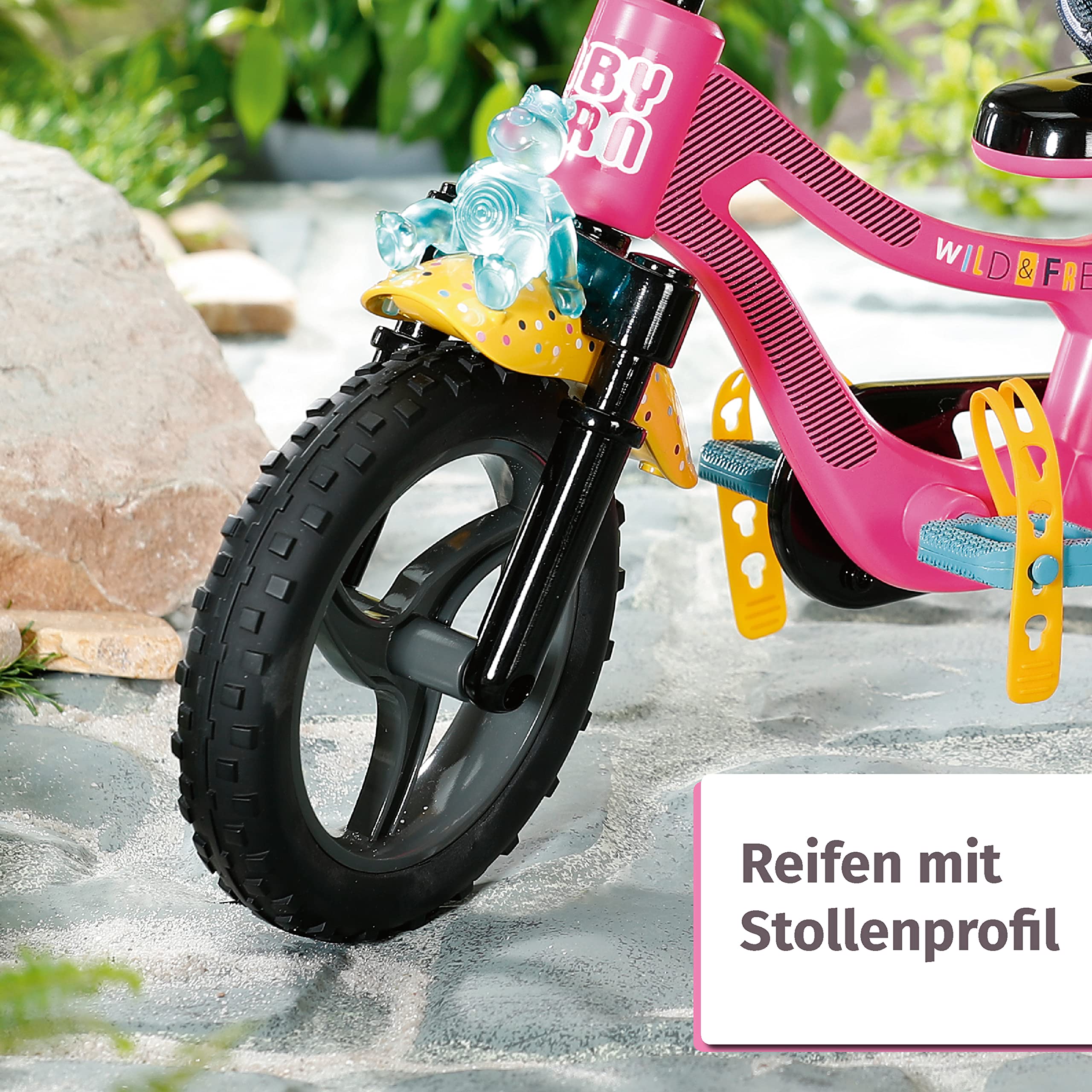 baby-born-fahrrad-puppenfahrrad-pink-f-r-43-cm-puppen image 7