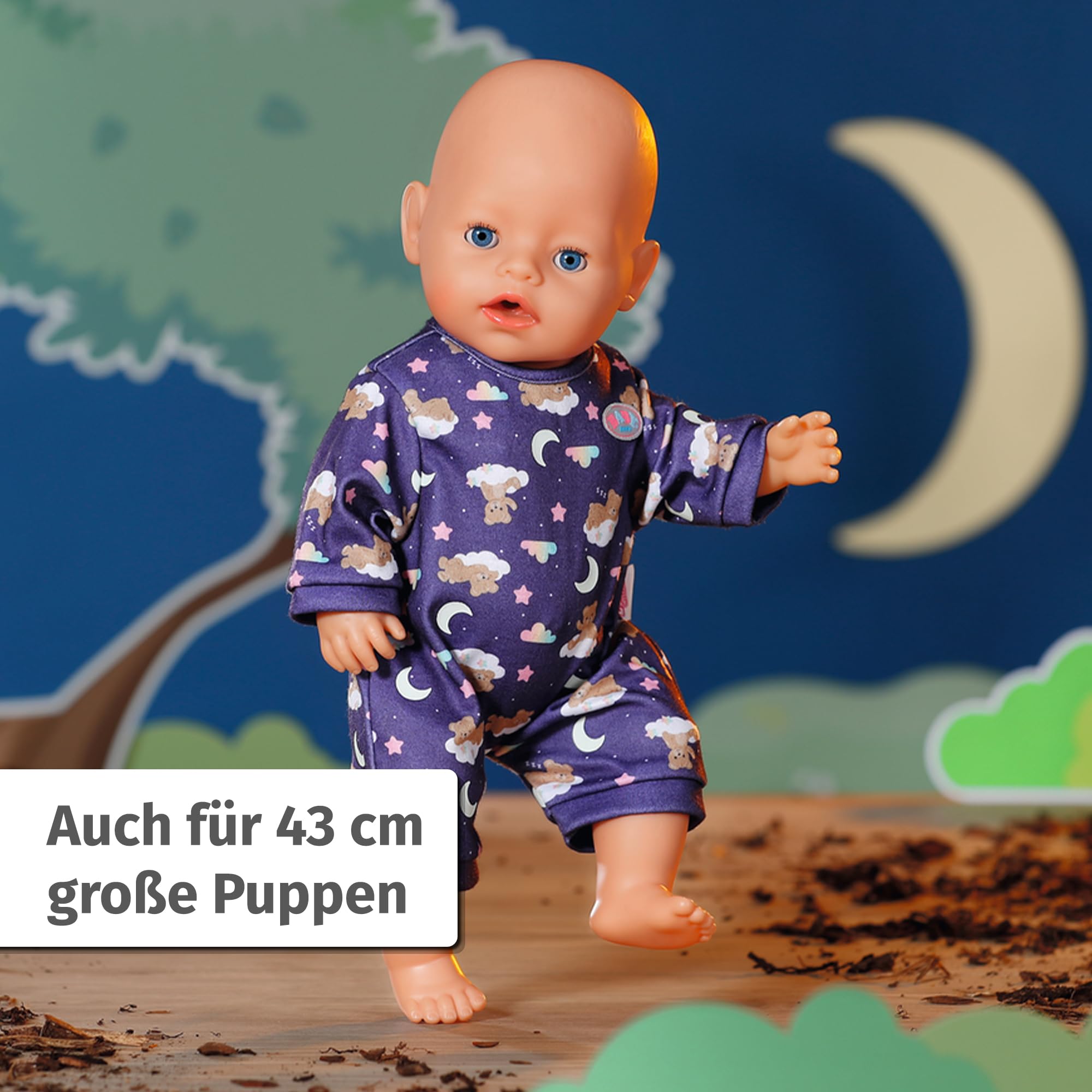 baby-born-teddy-schlafanzug-glow-in-the-dark-f-r-43-cm-puppen-und-teddy image 6