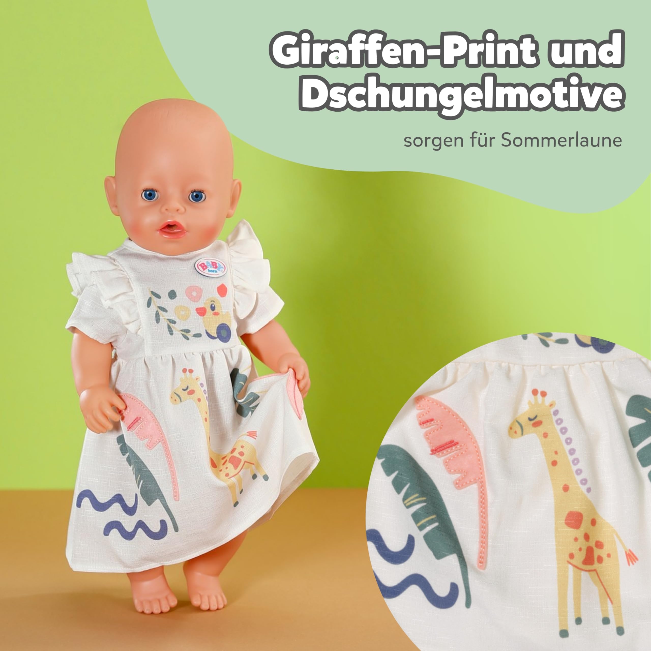 baby-born-kleid-giraffe-mit-r-schen-f-r-43-cm-puppen image 3