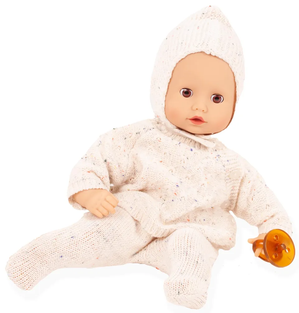 g-tz-2520564-muffin-baby-alles-strick-babypuppe-33-cm-mit-schlafaugen-ohne-haare image 1