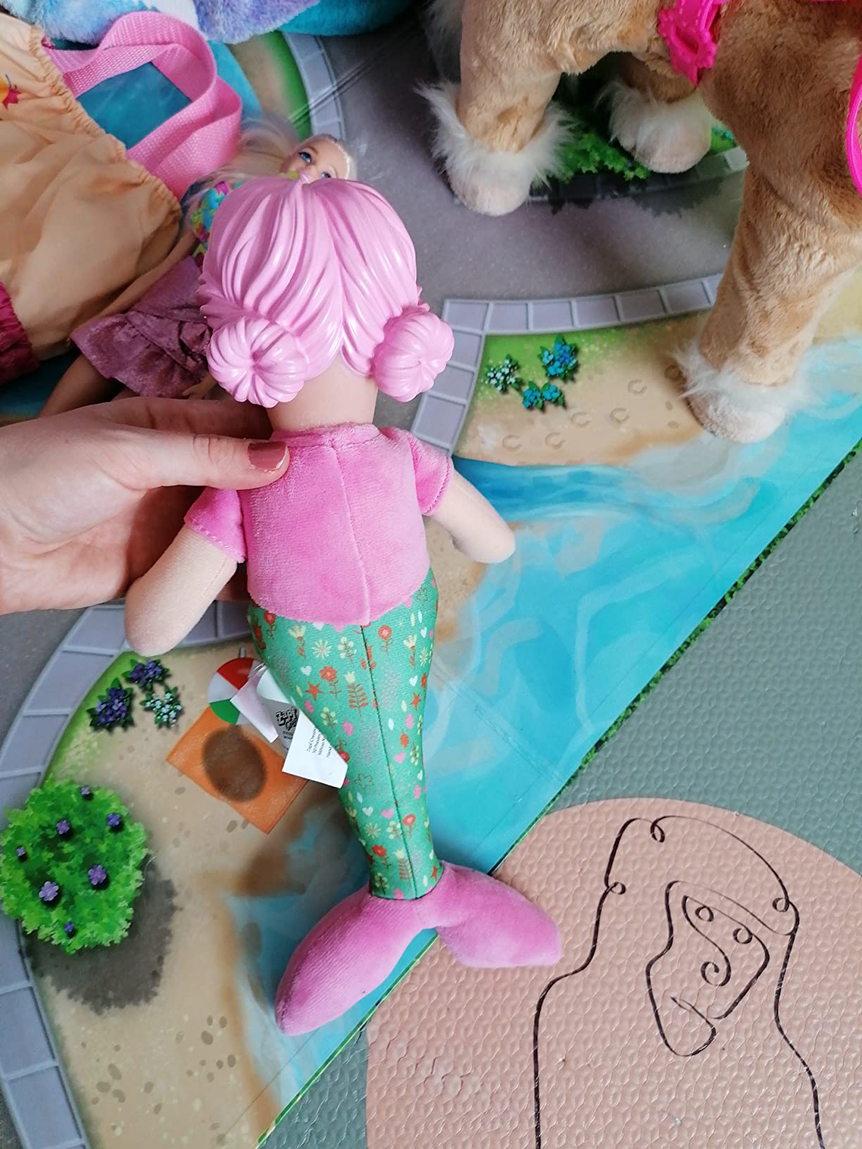 Da schläft die Puppe wie ein Baby