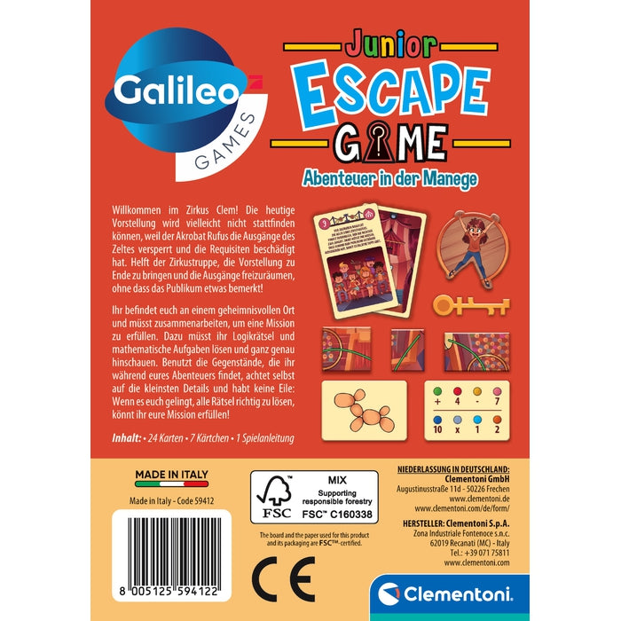 clementoni-galileo-games-escape-game-junior-abenteuer-in-der-manege image 6