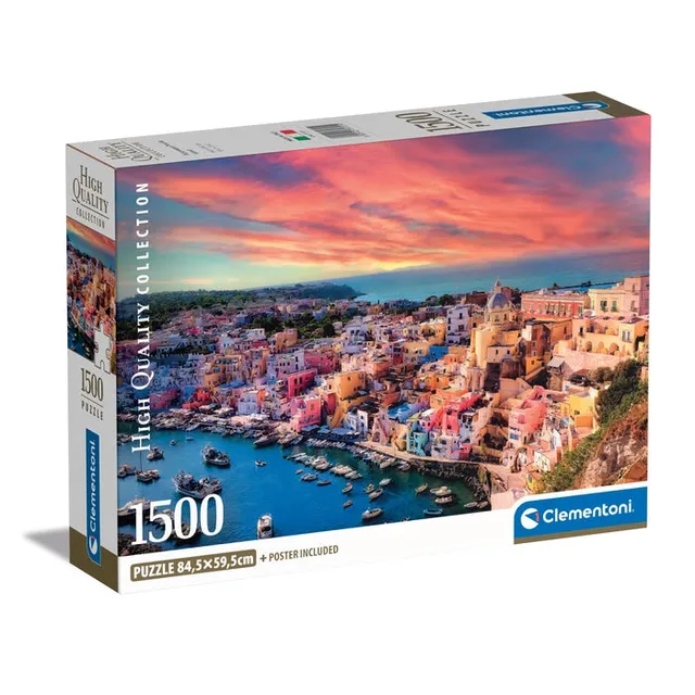 clementoni-picturesque-procida-island-puzzle-1500-teile image 1