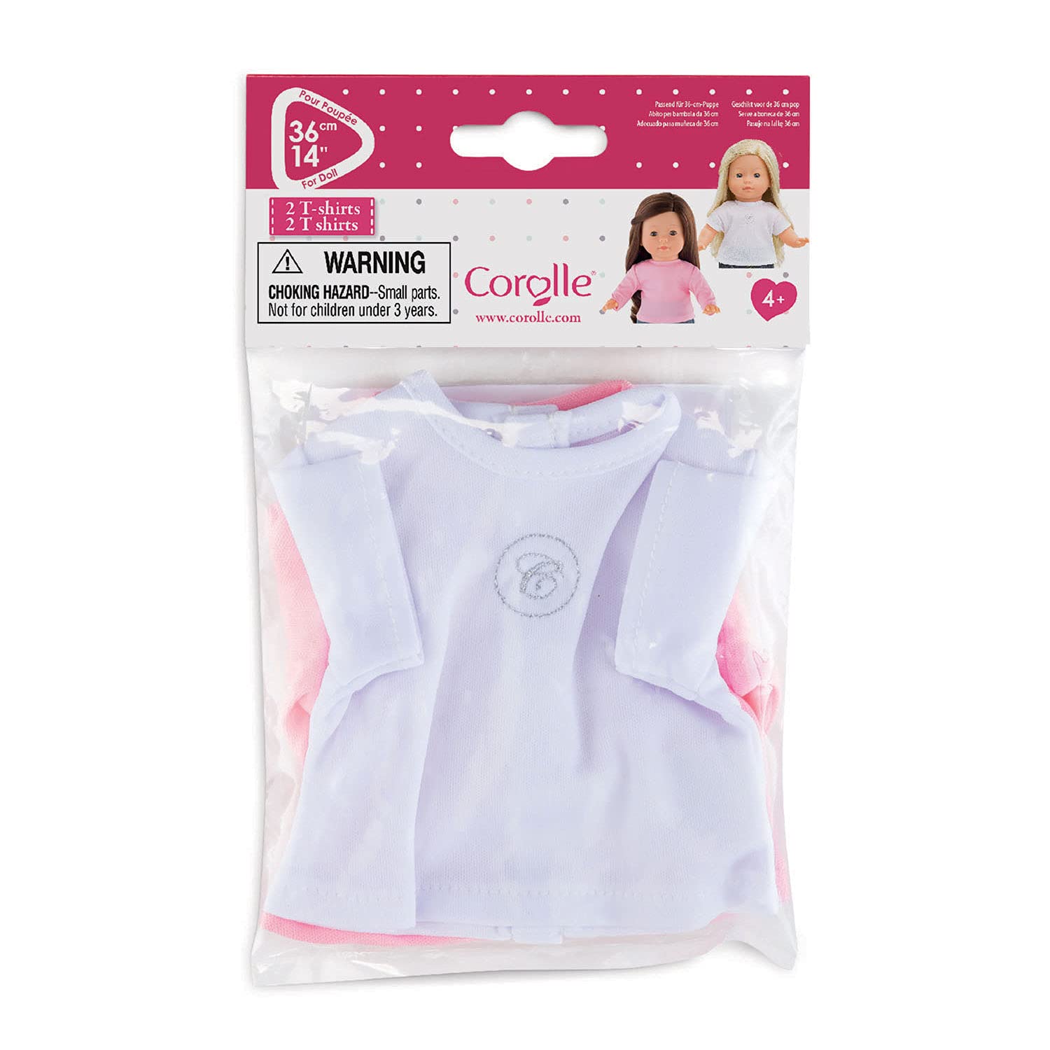 corolle-ma-corolle-t-shirts-2er-set-puppenkleidung-36cm image 2