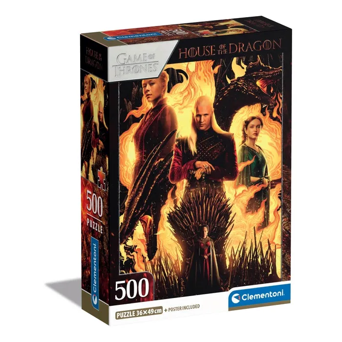 clementoni-house-of-dragon-puzzle-500-teile image 1