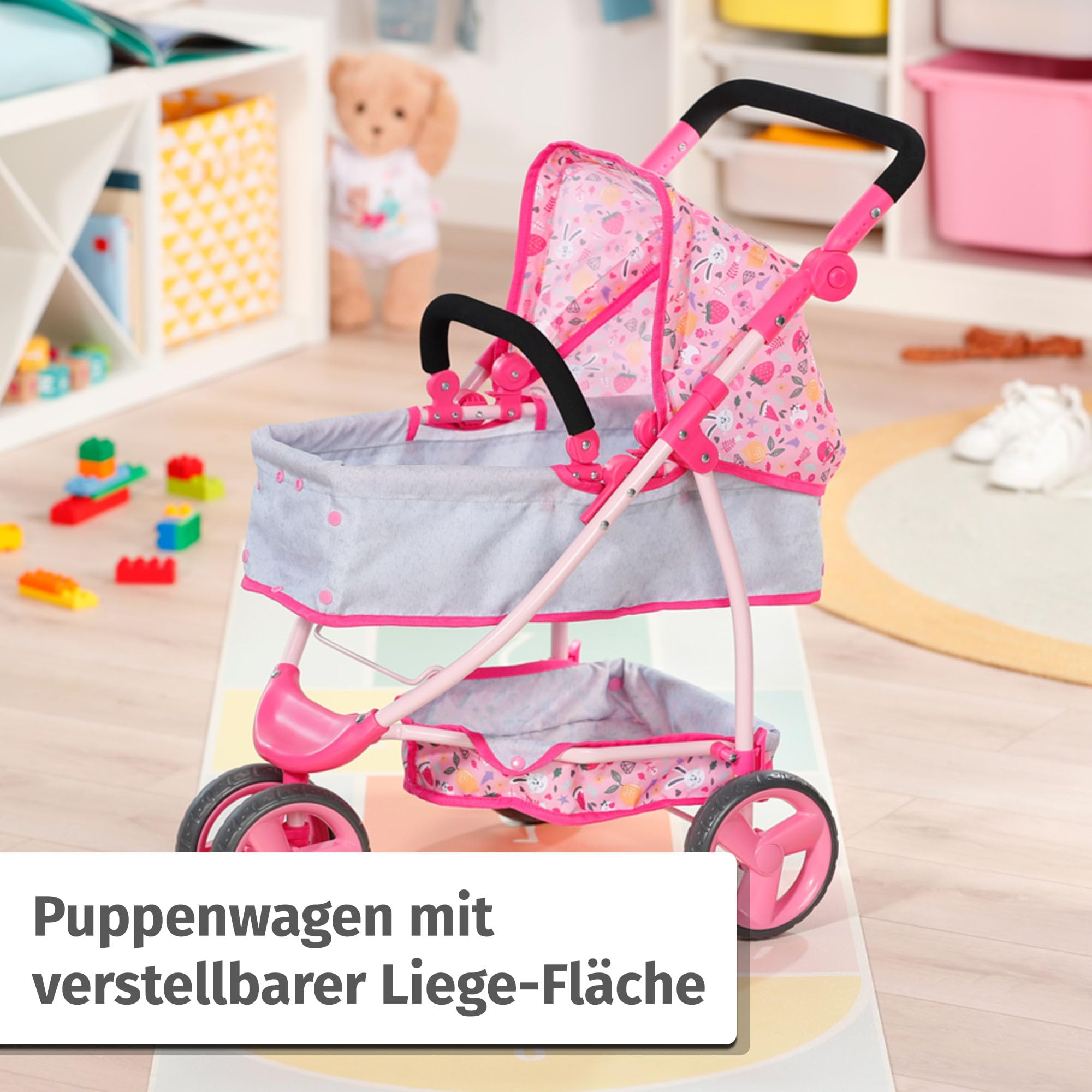 baby-born-deluxe-puppenwagen-mit-verstellbarer-liegefl-che-834145 image 2
