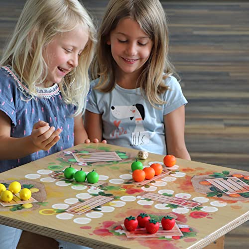 erzi-42488-spieltisch-fr-chtchen-rgere-dich-nicht-spieltisch-mit-spielfiguren image 6