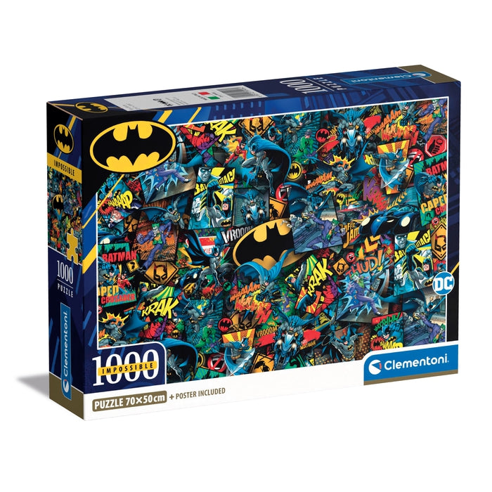 clementoni-impossible-batman-1000-teile-puzzle-70-x-50-cm-made-in-italy image 1