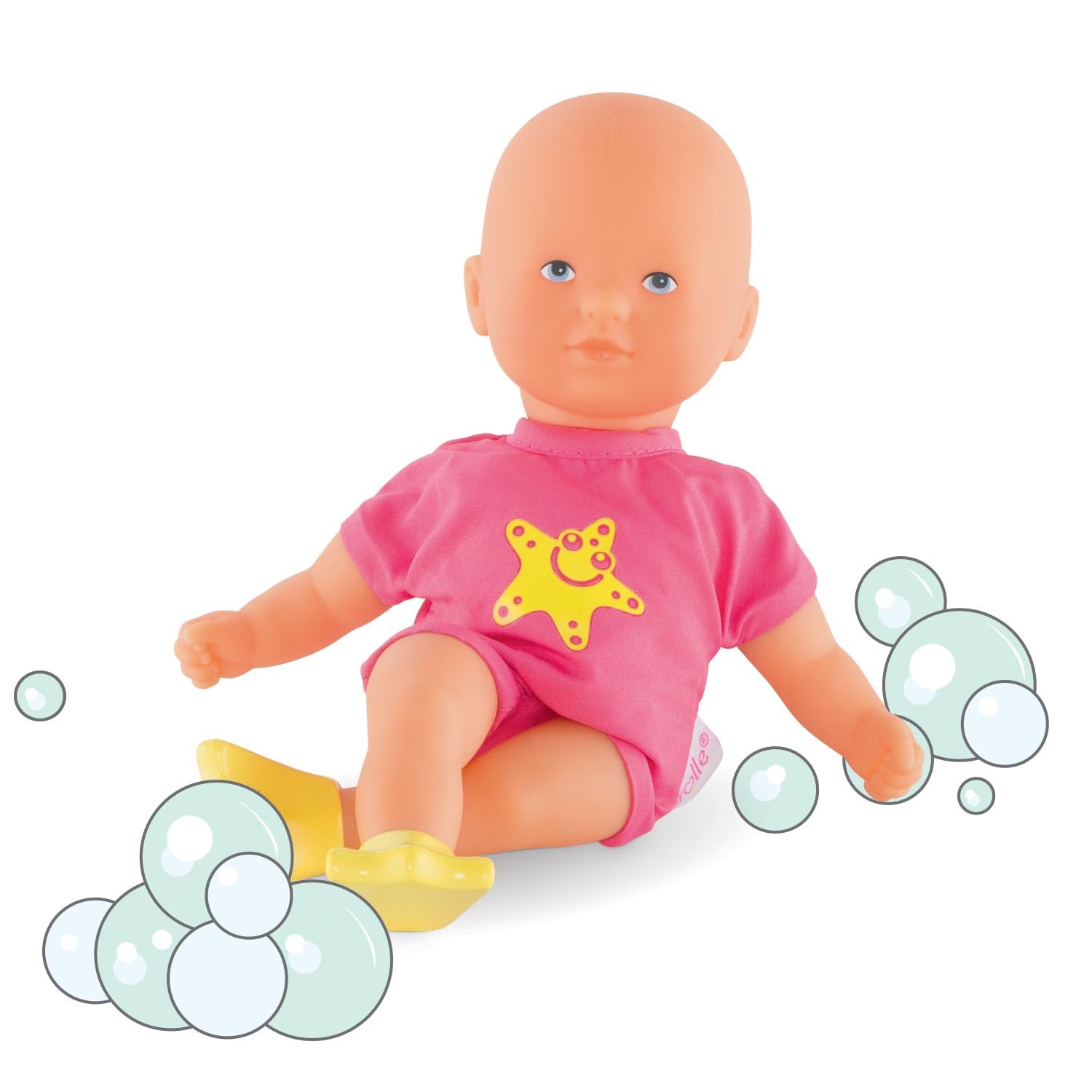corolle-mon-premier-mini-badepuppe-20cm-pink-mit-seesternprint-und-vanilleduft image 2