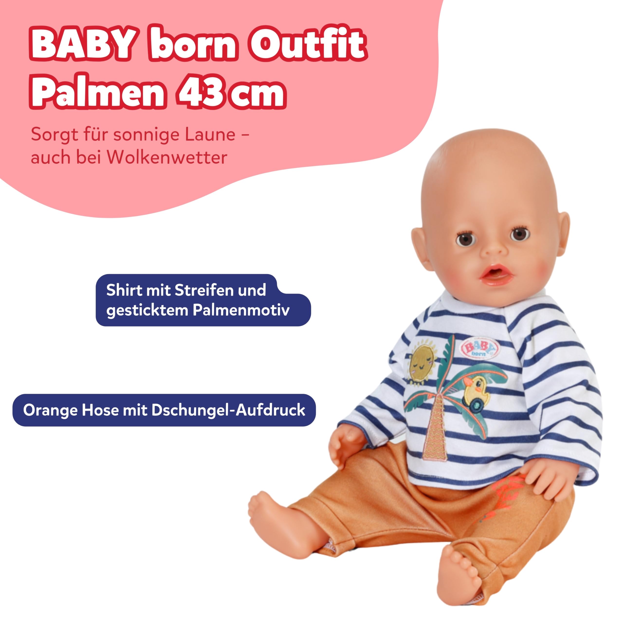 baby-born-palmen-outfit-f-r-43-cm-puppen-mit-langarmshirt image 2