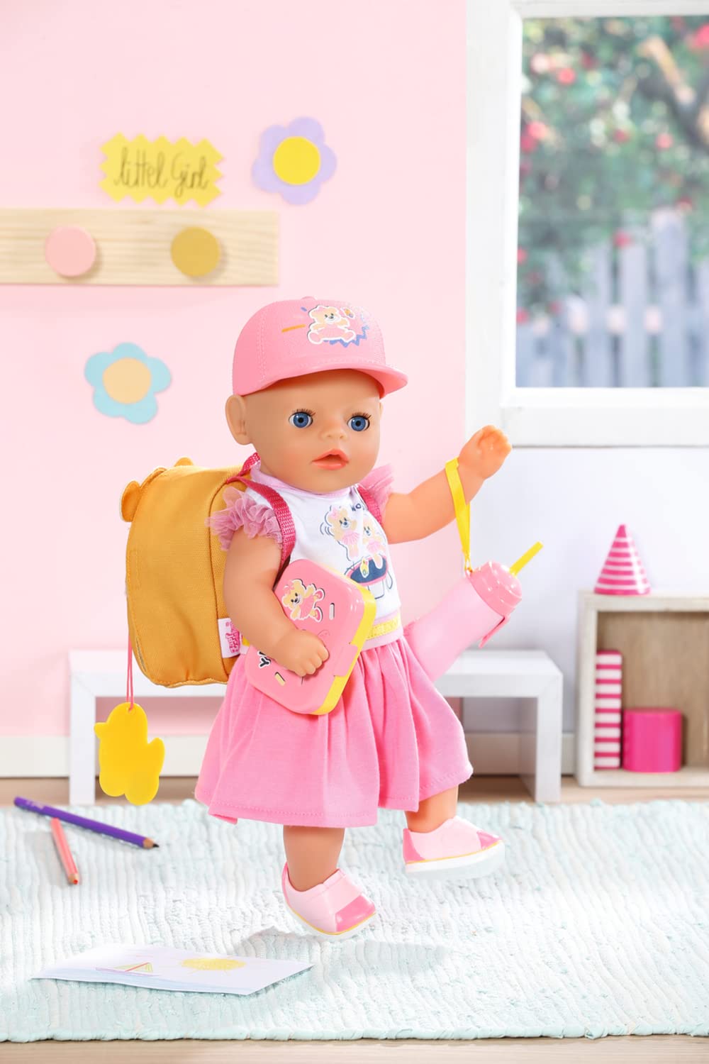 baby-born-kindergarten-rucksack-b-r-f-r-36-cm-puppen-mit-brotdose-und-flasche image 6