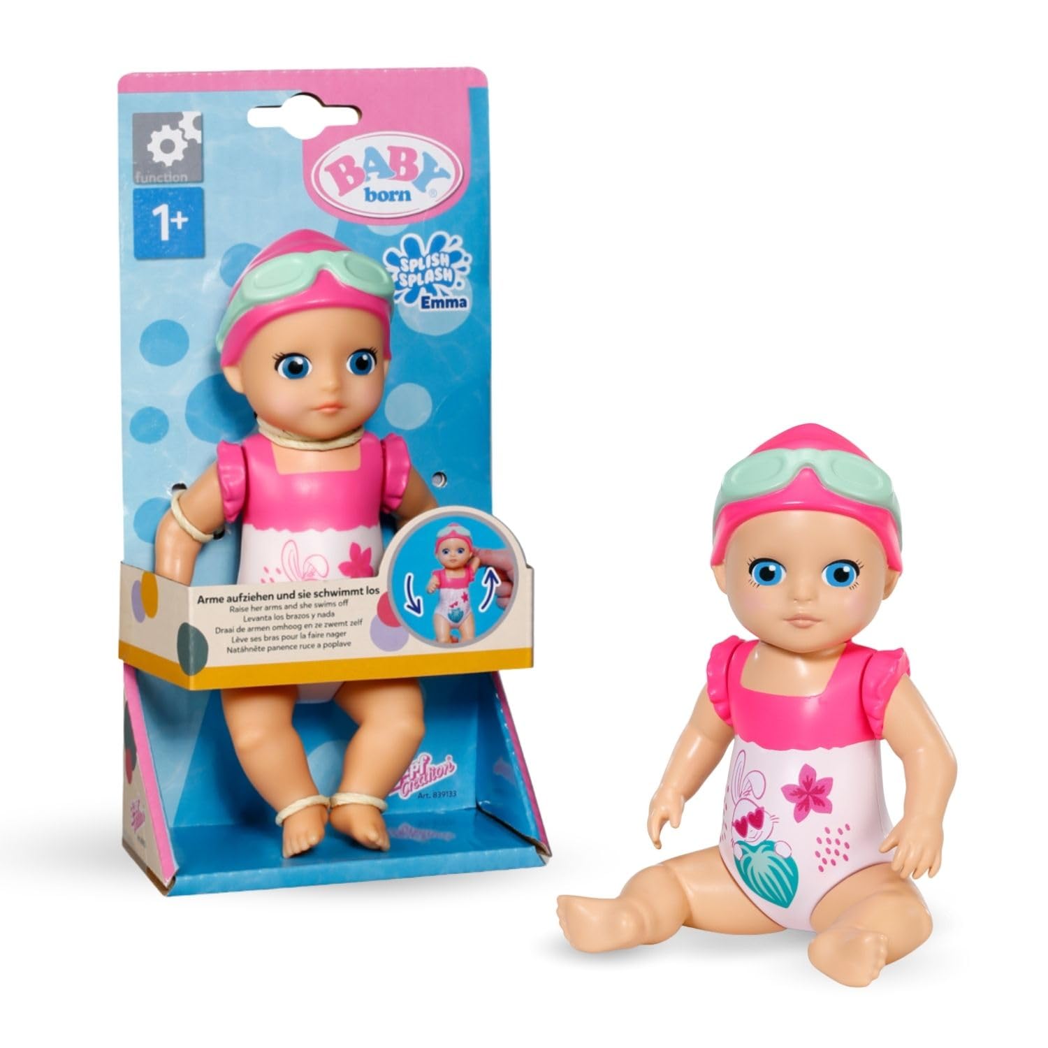 baby-born-splish-splash-emma-badepuppe-15cm-wasserspiel image 1