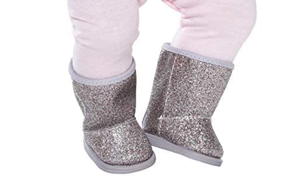 baby-born-trend-casuals-schuhe-silber-puppenzubeh-r-f-r-43cm-puppen image 1