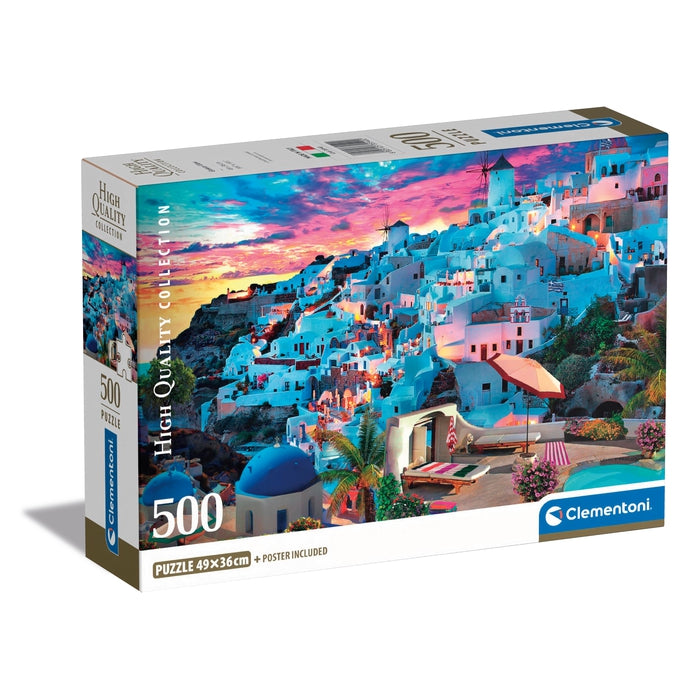 clementoni-greece-view-puzzle-500-teile-49-x-36-cm-panorama-motiv image 1