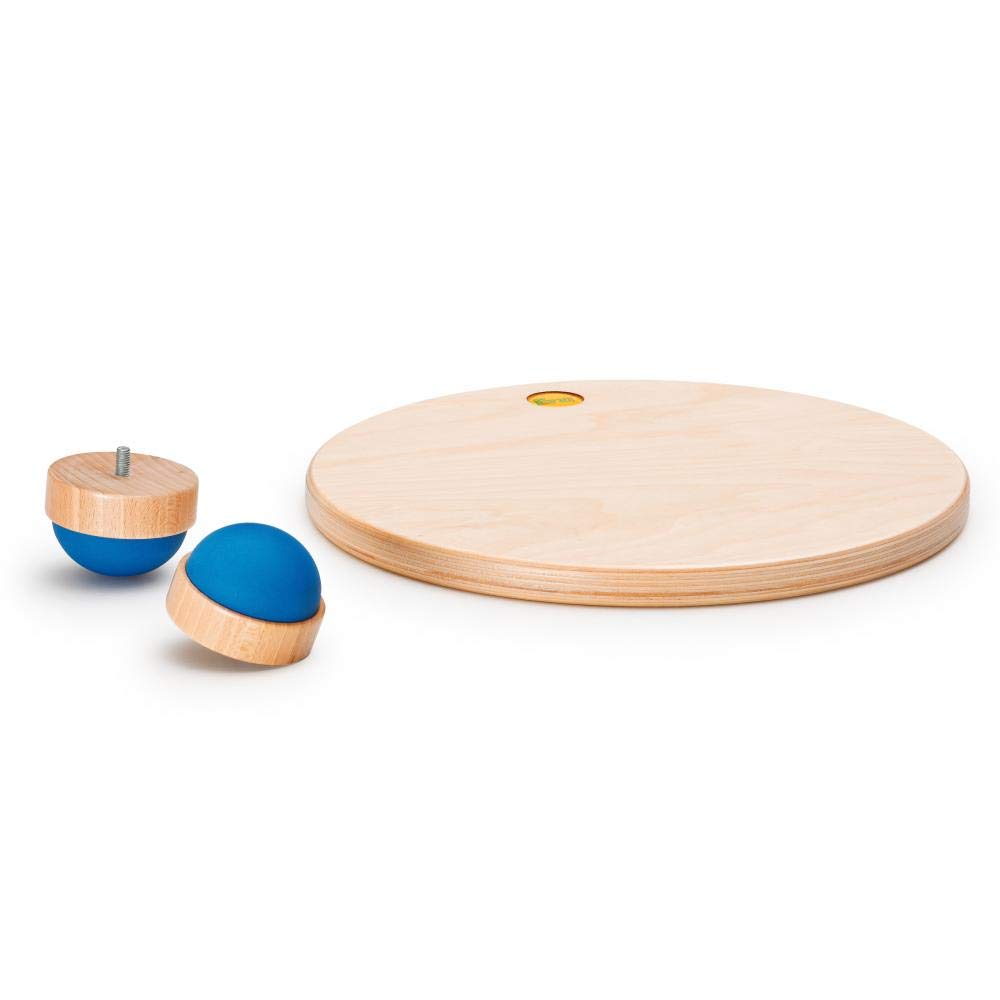 erzi-46131-therapiekreisel-flex-aus-holz-balancebrett-mit-wippelementen image 2