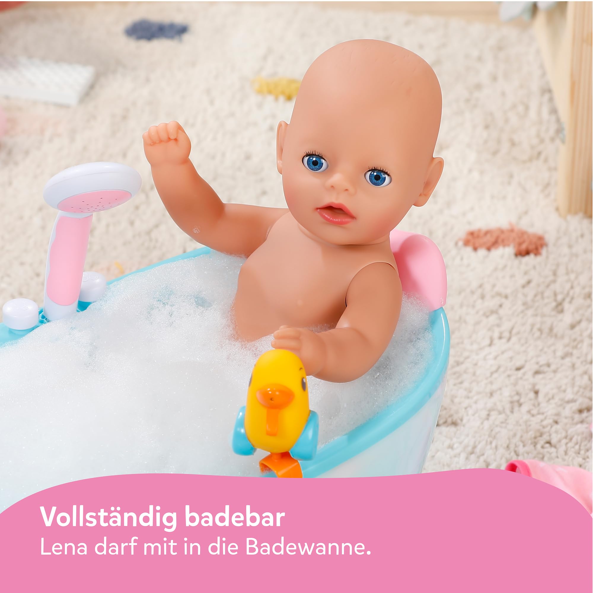 baby-born-little-lena-36-cm-babypuppe-pinker-strampler-7-funktionen image 6