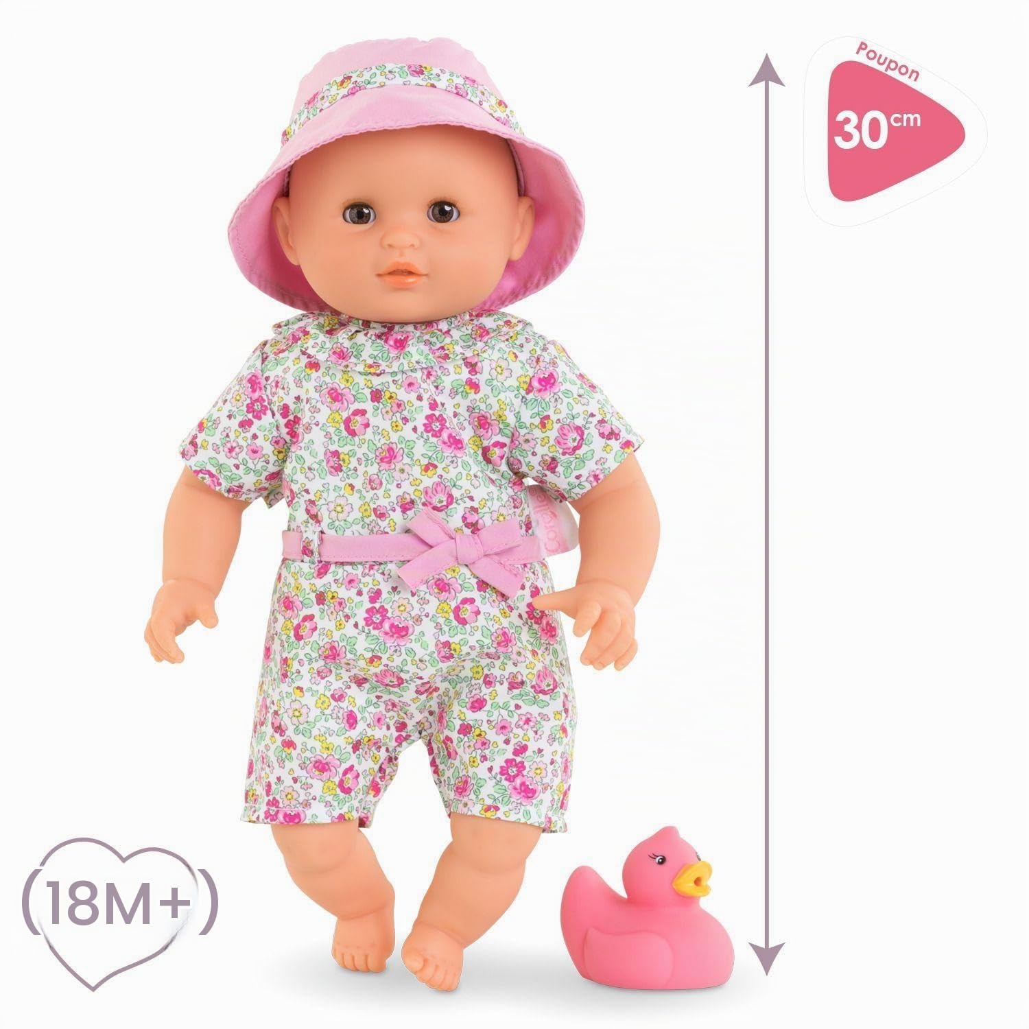corolle-mon-premier-poupon-badebaby-coralie-30cm-weichk-rper-badepuppe-mit-badet image 3