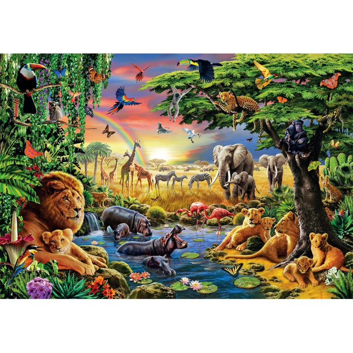 clementoni-the-african-gathering-puzzle-2000-teile image 2