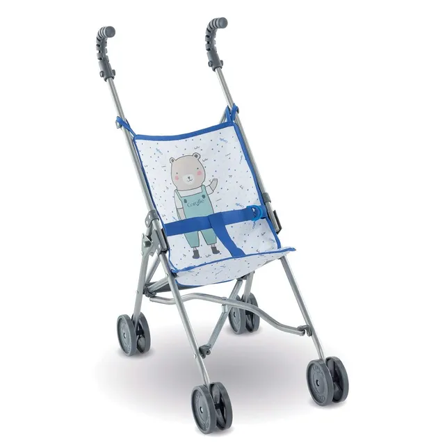 corolle-9000140730-mon-grand-poupon-puppenbuggy-blau-f-r-36-42-cm image 1