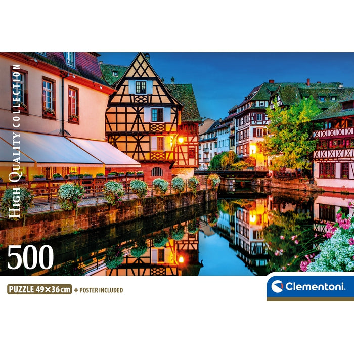 clementoni-strasbourg-old-town-puzzle-500-teile-49-x-36-cm-city-puzzle image 4