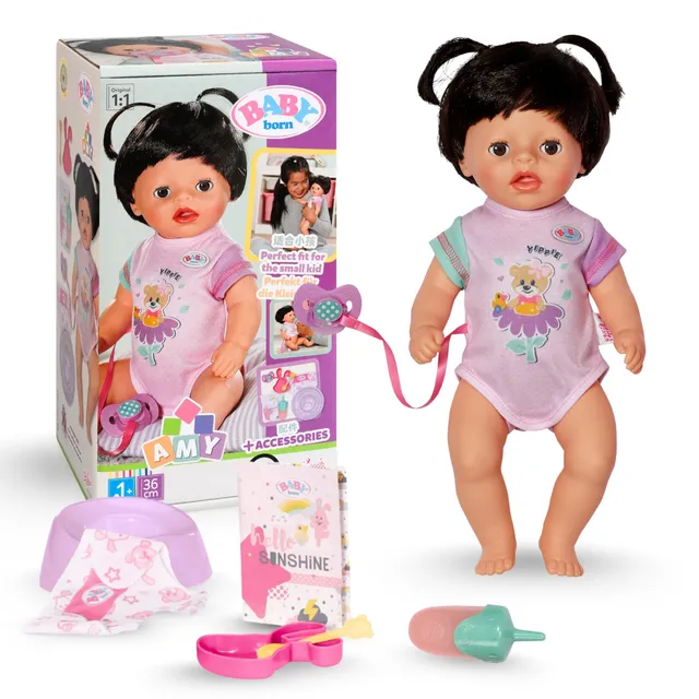 baby-born-amy-36-cm-babypuppe-mit-7-funktionen-einsteigerpuppe image 1