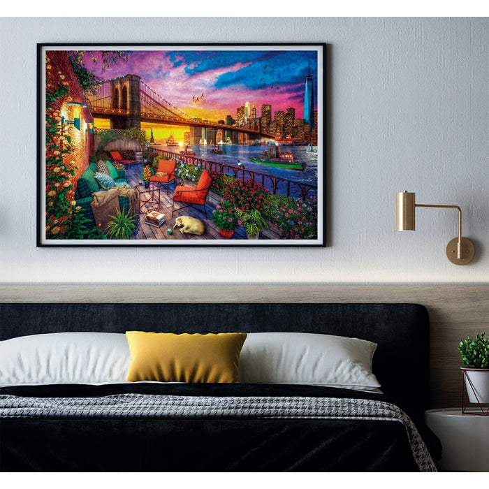 clementoni-puzzle-manhattan-balcony-sunset-3000-teile-city image 3