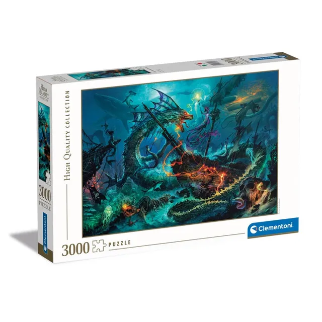 clementoni-the-underwater-battle-puzzle-3000-teile-118-4-x-84-5-cm image 1