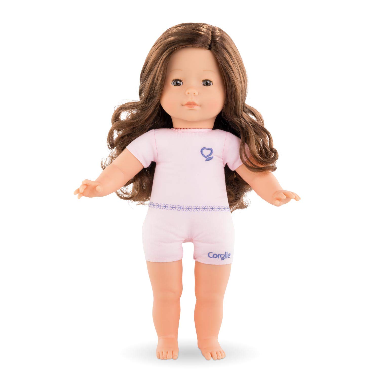corolle-macorolle-penelope-36cm-ankleidepuppe-mit-langem-braunem-haar-und-vanill image 1