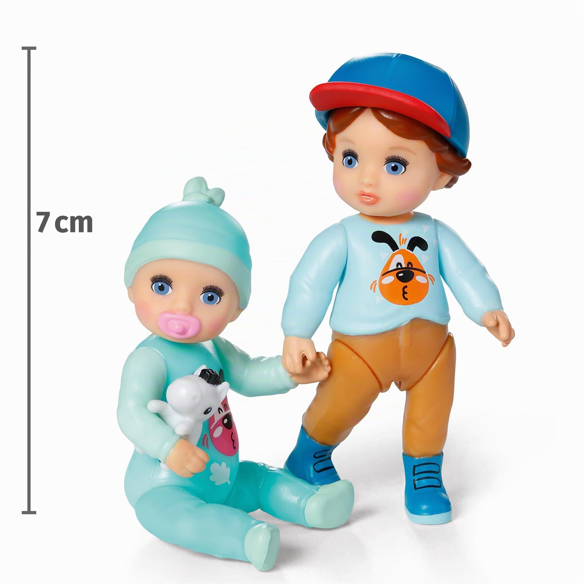 baby-born-minis-doppelpack-henry-und-leon-7-cm-mit-farbwechsel image 2