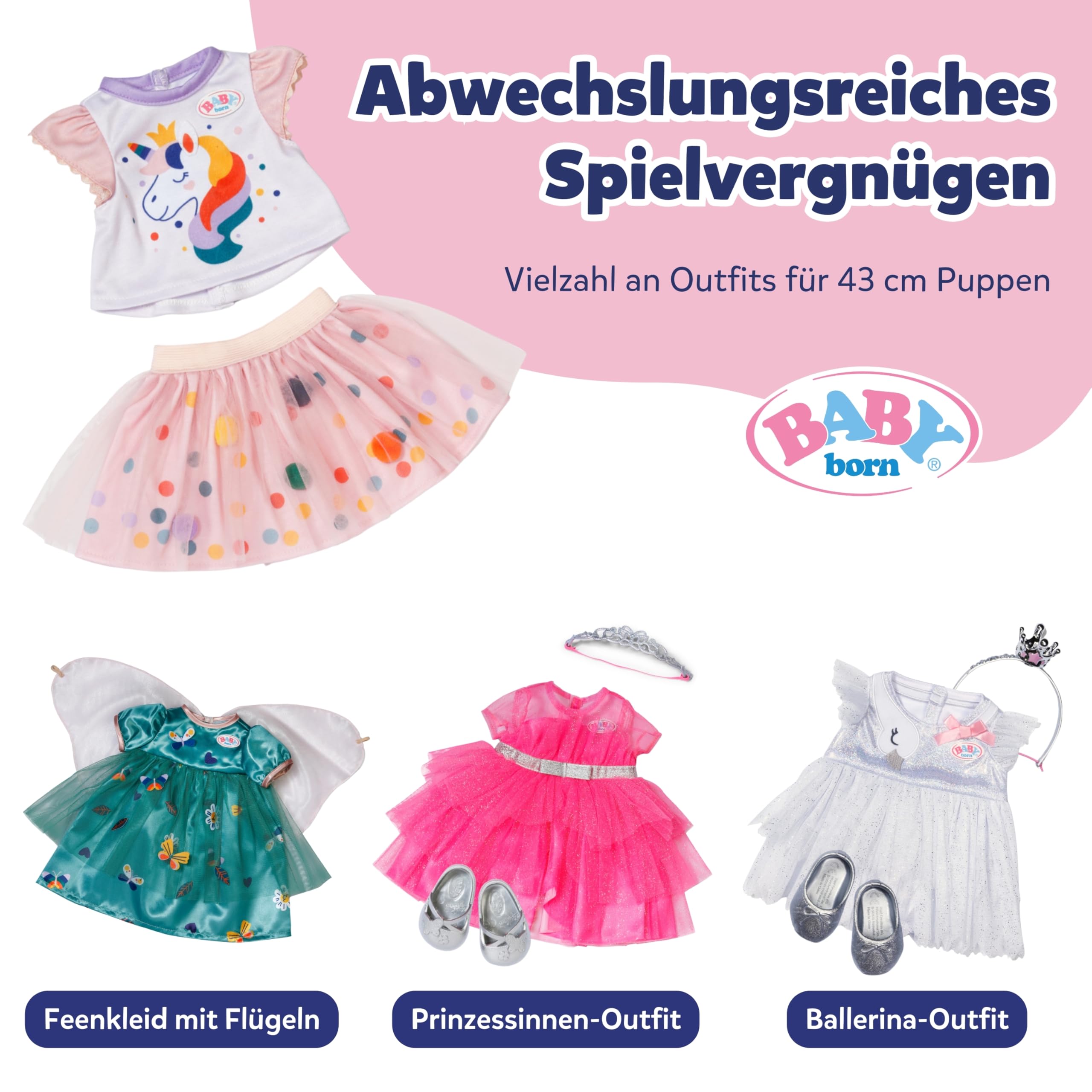 baby-born-einhorn-tutu-2-teilig-f-r-43-cm-puppen-mit-t-llrock image 6
