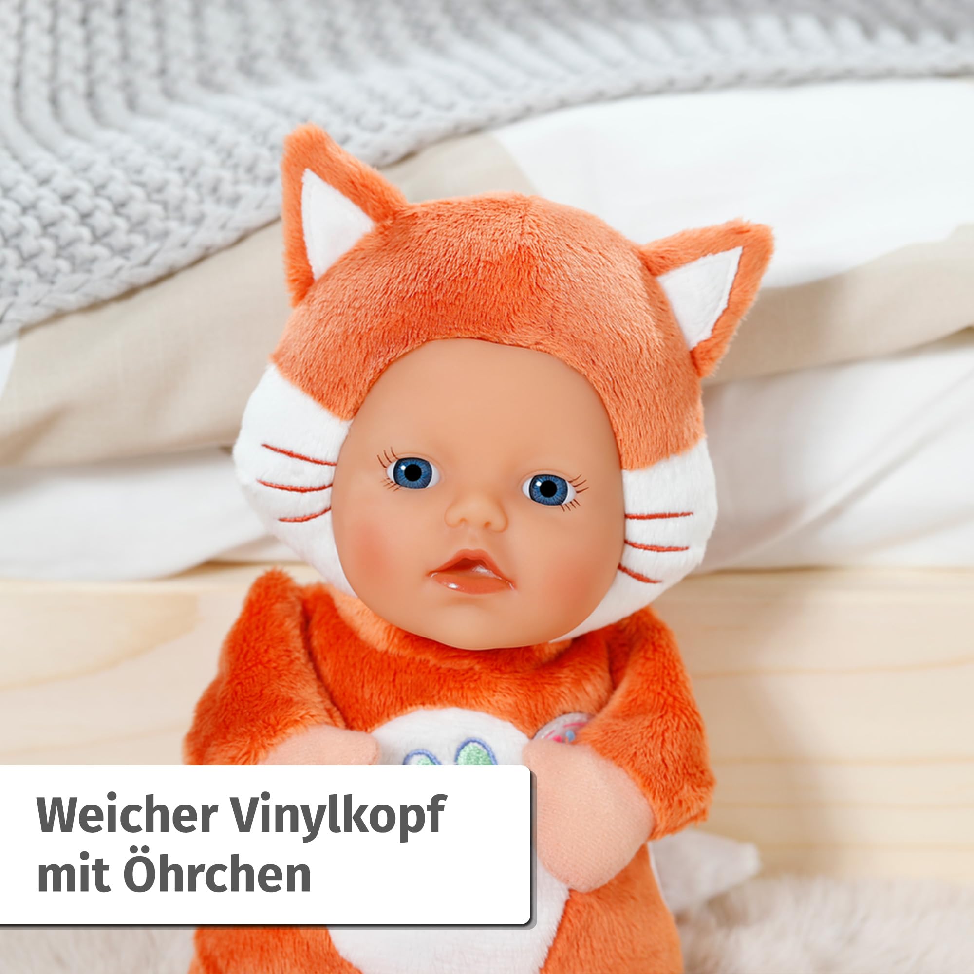 baby-born-for-babies-funny-fuchs-26-cm-kuschelpuppe-mit-fingertaschen image 4