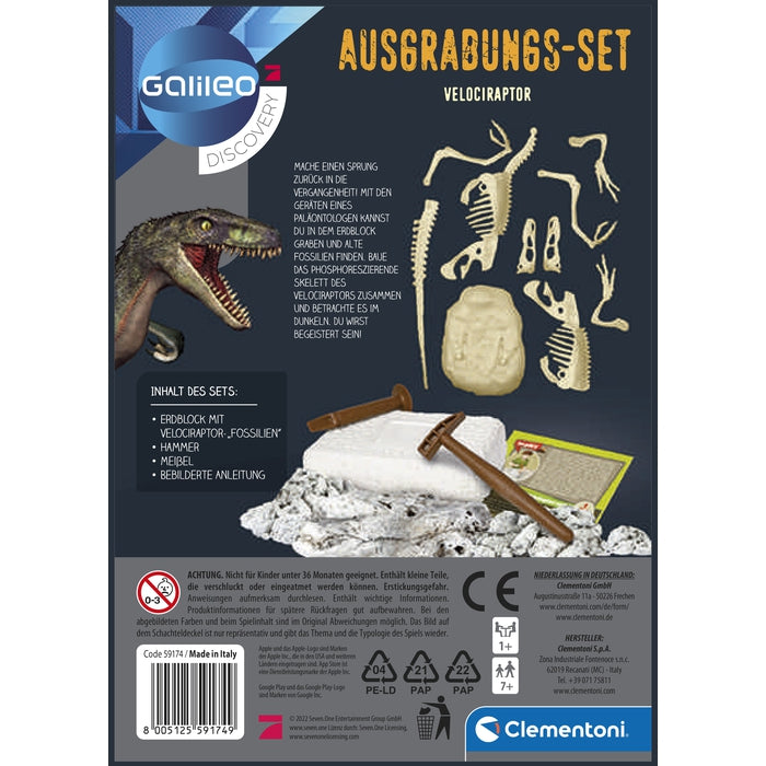 clementoni-galileo-discovery-ausgrabungs-set-velociraptor image 7