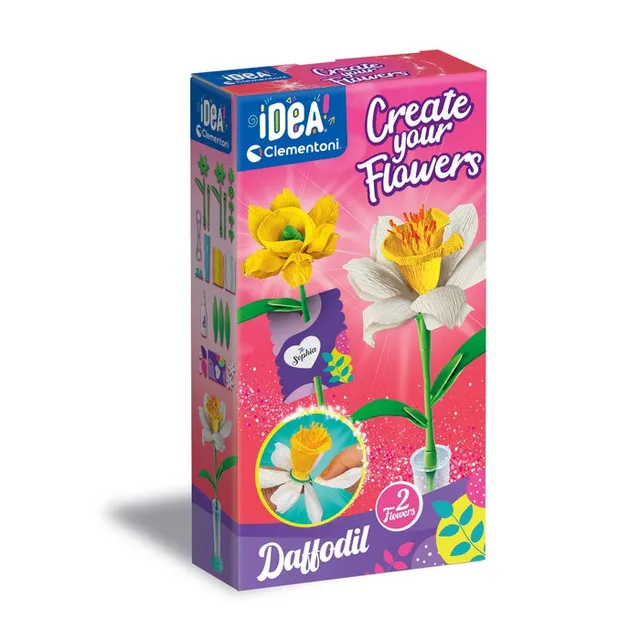 clementoni-idea-create-your-flowers-daffodil-bastelset image 1