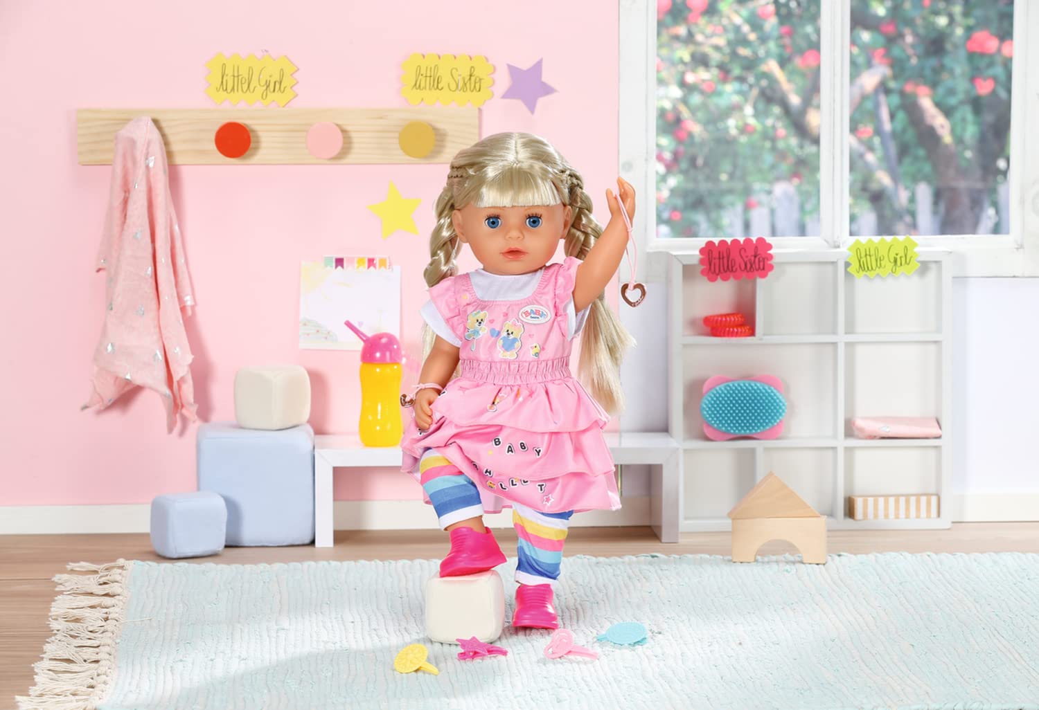 baby-born-kindergarten-little-sister-36-cm-puppe-mit-haaren-und-7-funktionen-ohn image 6
