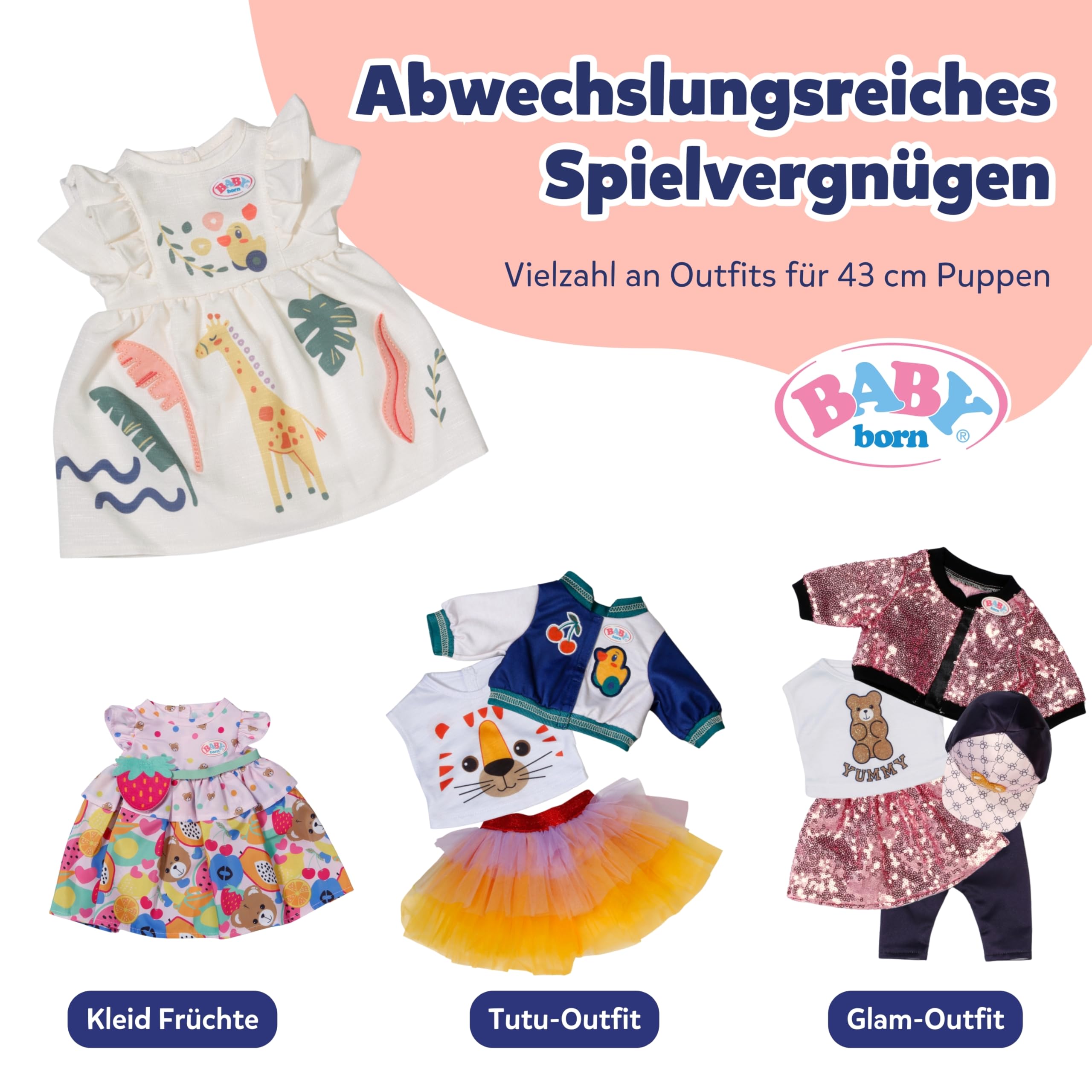 baby-born-kleid-giraffe-mit-r-schen-f-r-43-cm-puppen image 5
