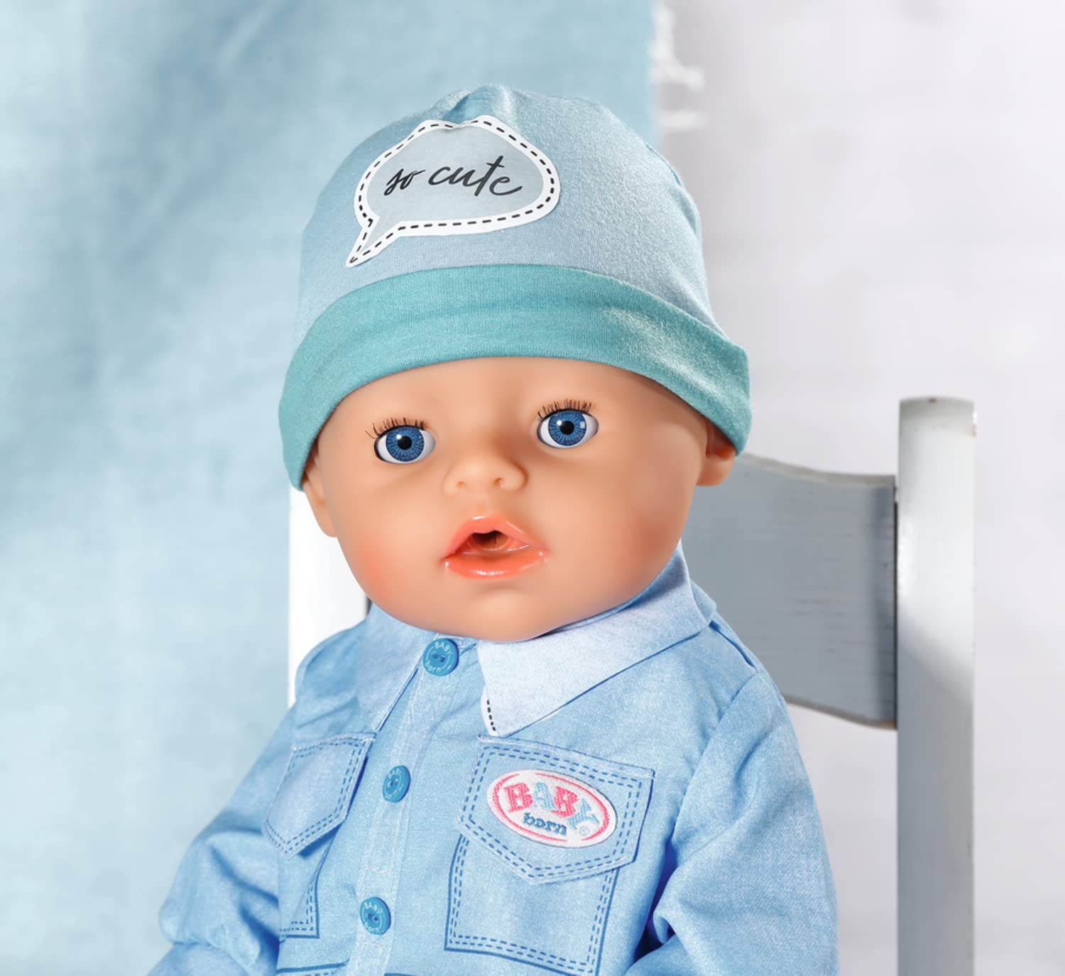 baby-born-deluxe-jeans-overall-43cm-puppenkleidung-set image 2