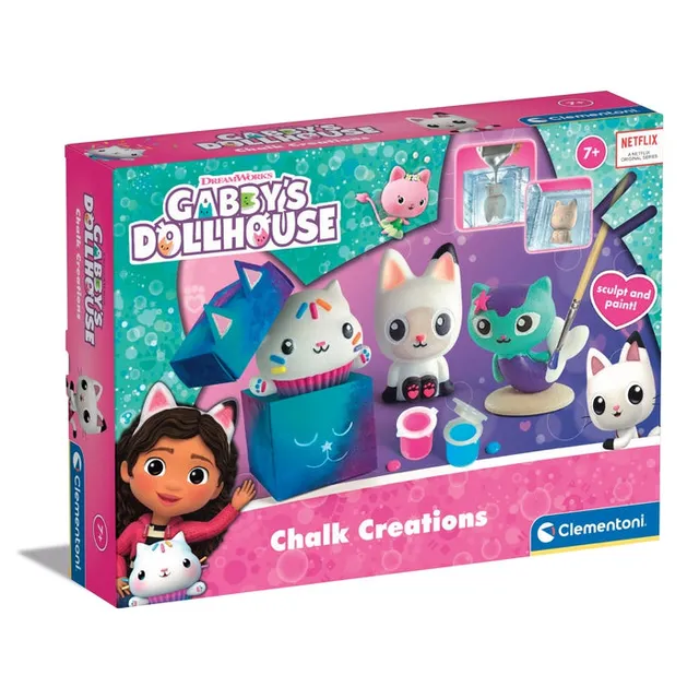 clementoni-idea-gabby-s-dollhouse-kreativ-set-lustige-figuren-gips-set image 1