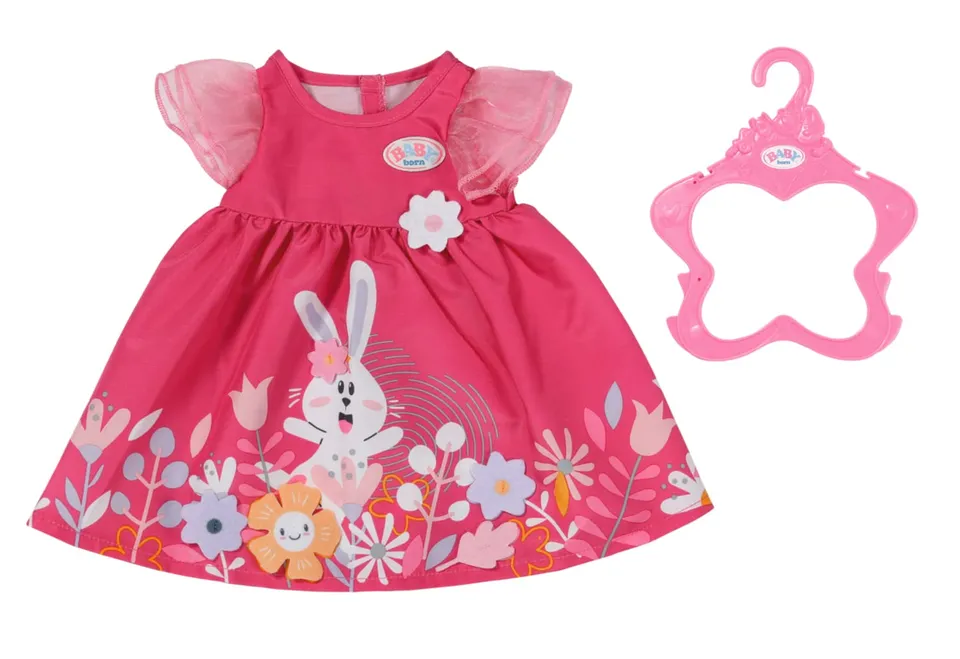 baby-born-kleid-bl-mchen-43cm-puppenkleid-mit-b-gel image 1
