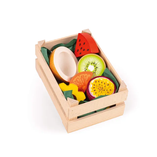 erzi-28238-sortiment-tropische-fr-chte-klein-aus-holz-6-teilig image 1