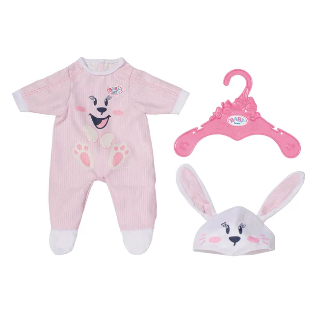 baby-born-hasen-strampler-puppenoverall-43-cm-mit-m-tze image 1