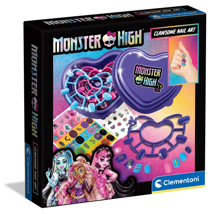 clementoni-idea-monster-high-dunkle-nagelkunst-nagel-set image 1