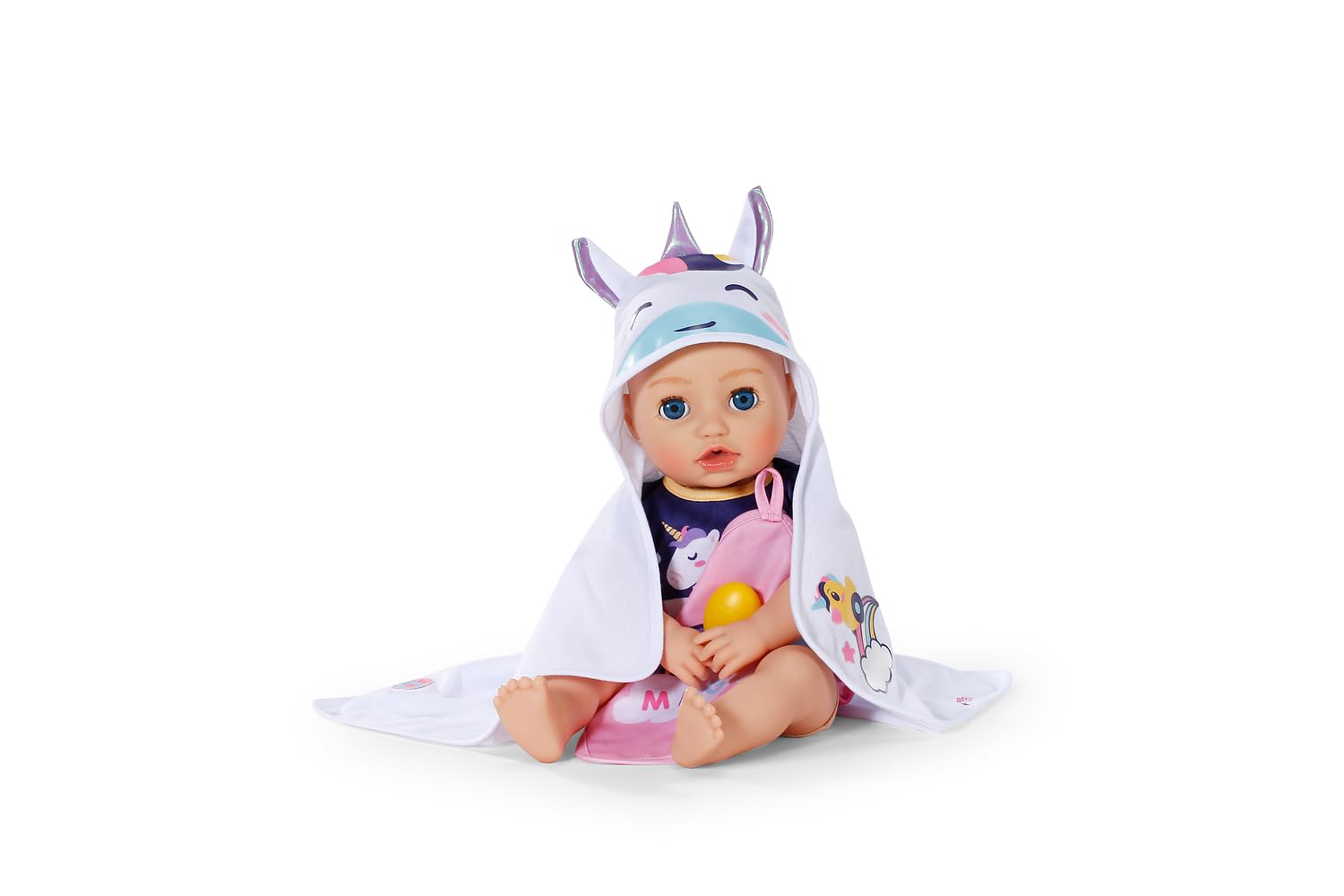 baby-born-kapuzenhandtuch-set-einhorn-f-r-36-und-43-cm-puppen image 4