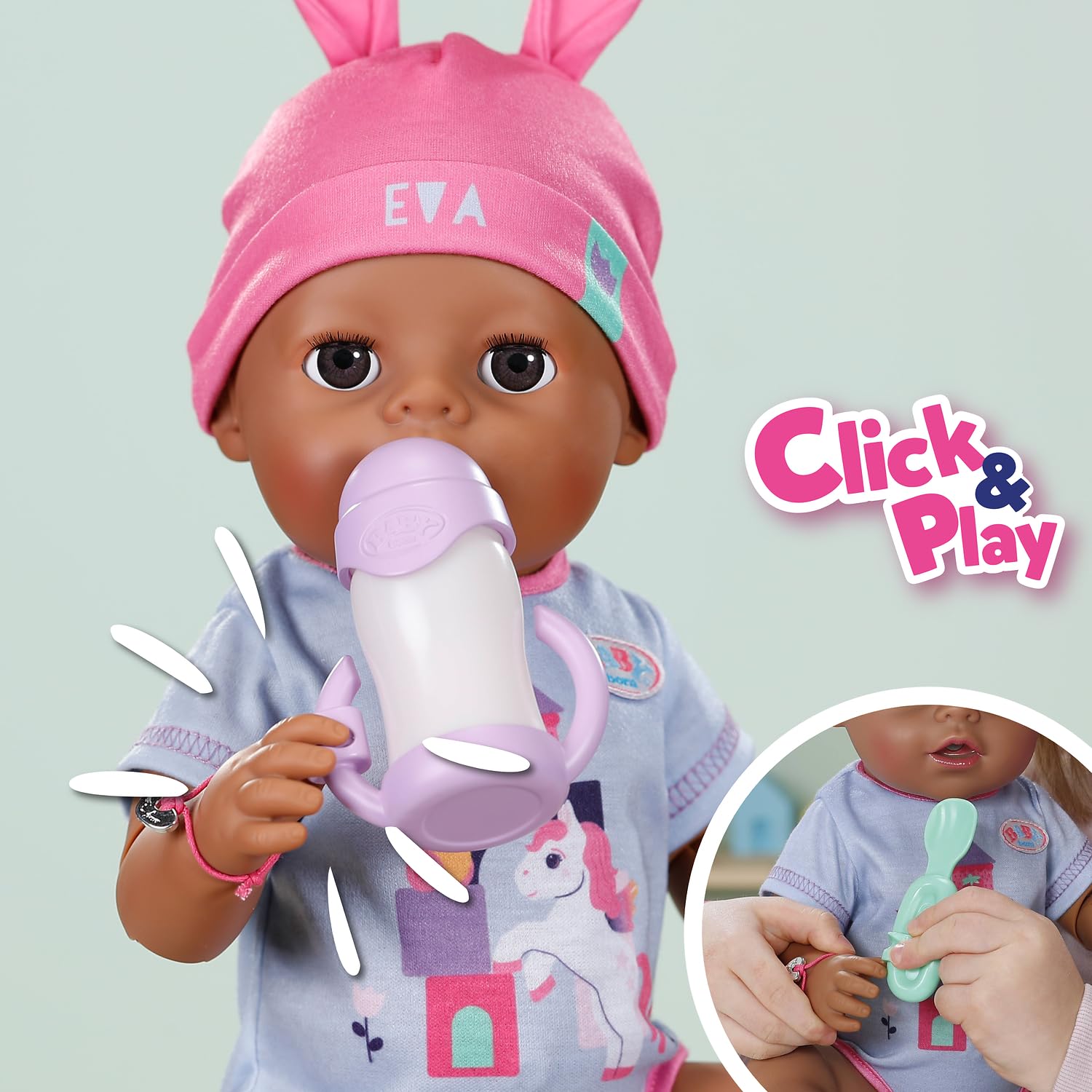 baby-born-eva-43-cm-babypuppe-mit-click-play-10-funktionen-2 image 3