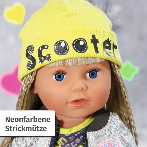 baby-born-e-scooter-outfit-837672-f-r-43-cm-puppen-kleid-jacke-m-tze image 8