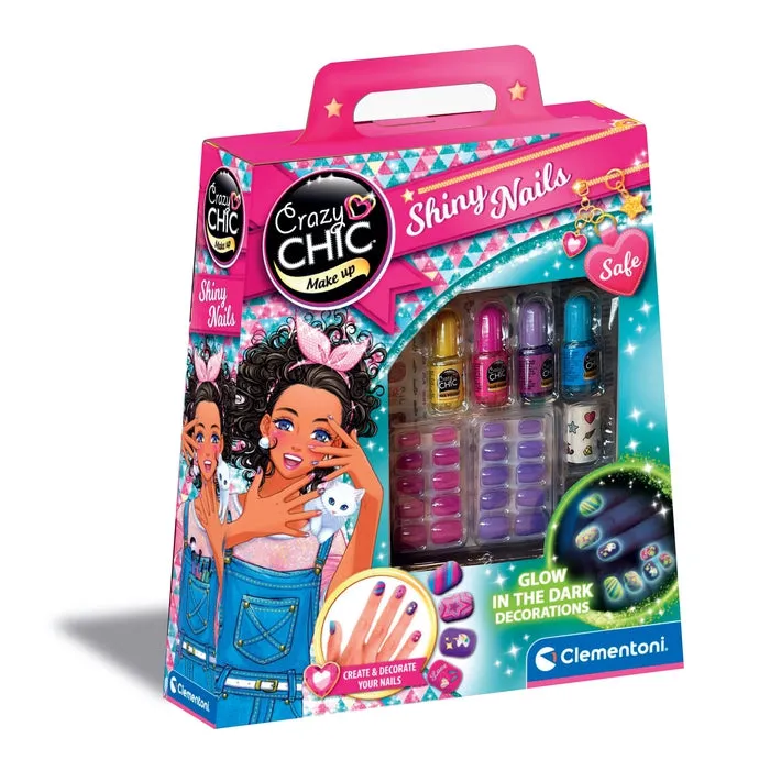 clementoni-crazy-chic-fluoreszierende-n-gel-nagelset-glow-in-the-dark image 1